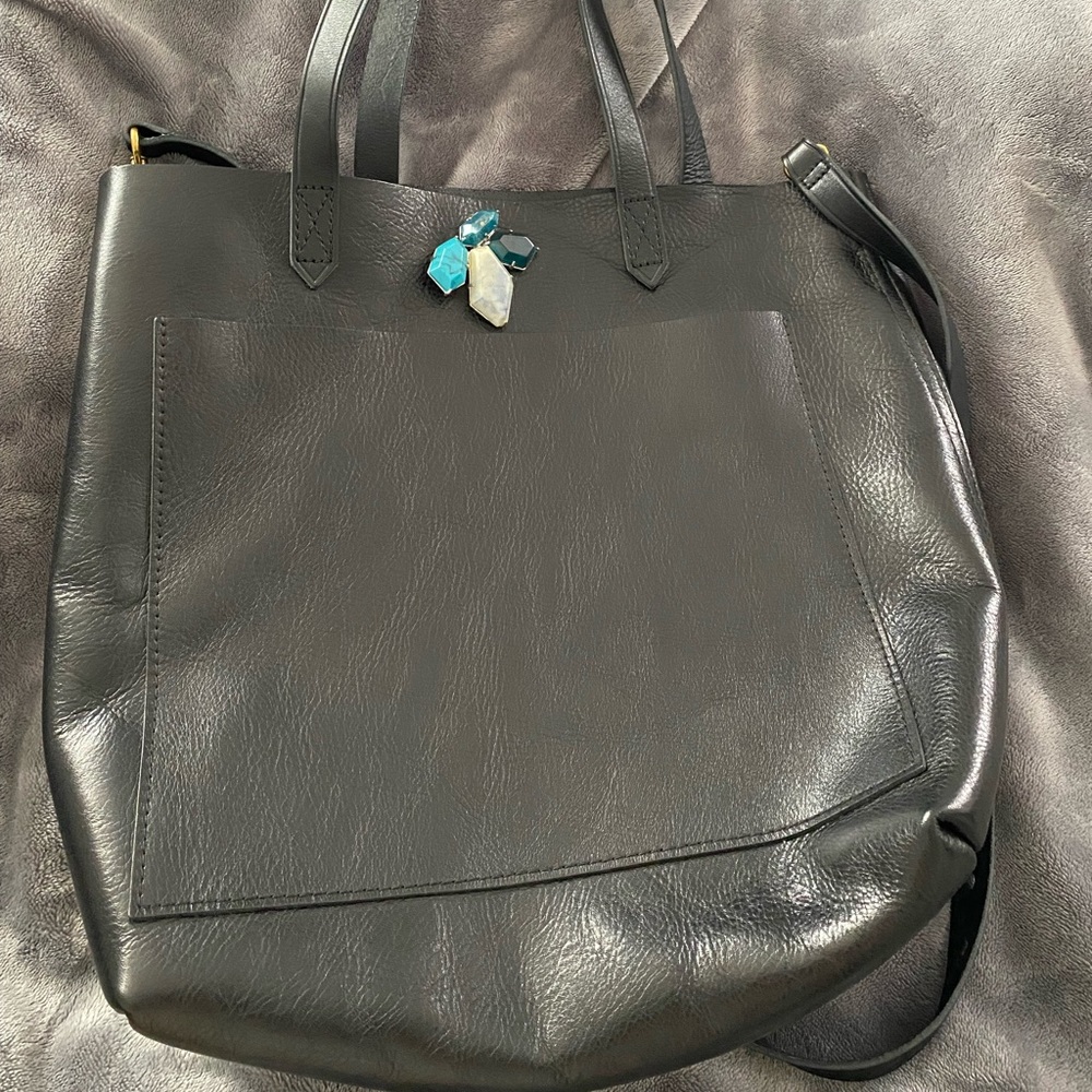 Black Madewell Medium Transport Tote